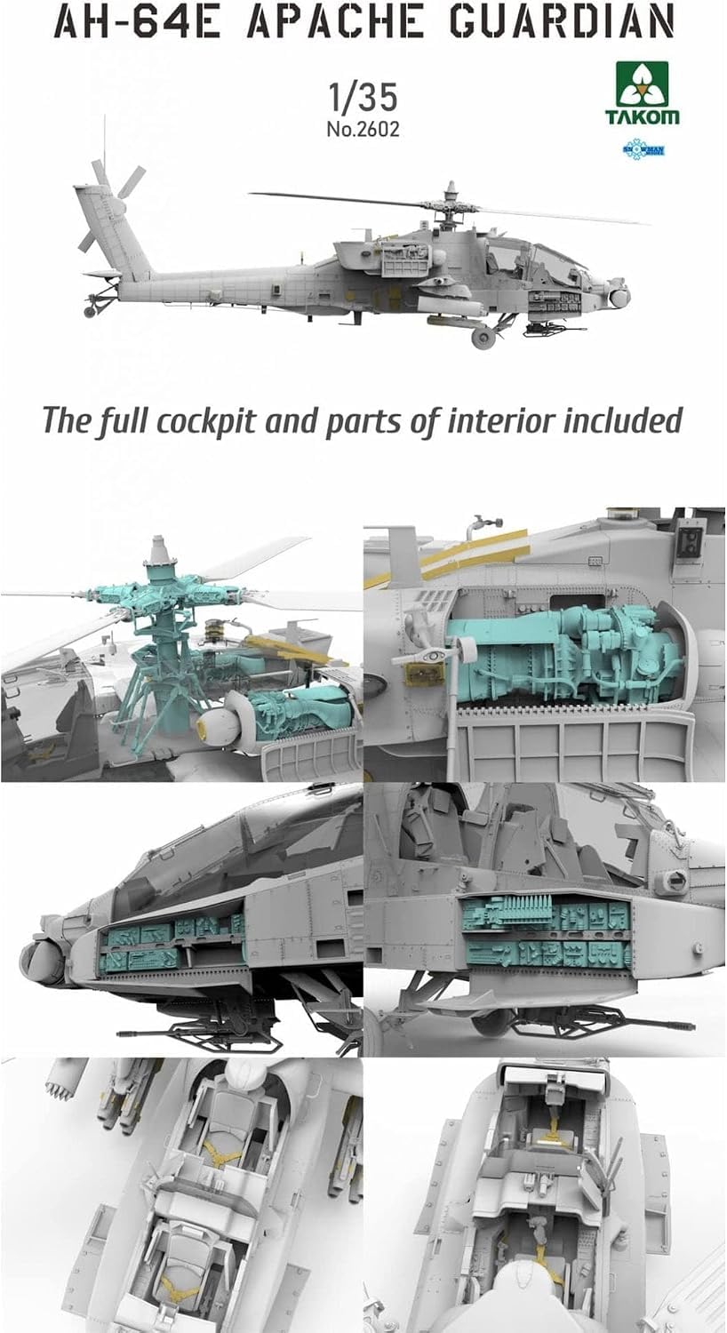Amazon | タコム 1/35 アメリカ陸軍 AH-64E アパッチ・ガーディアン